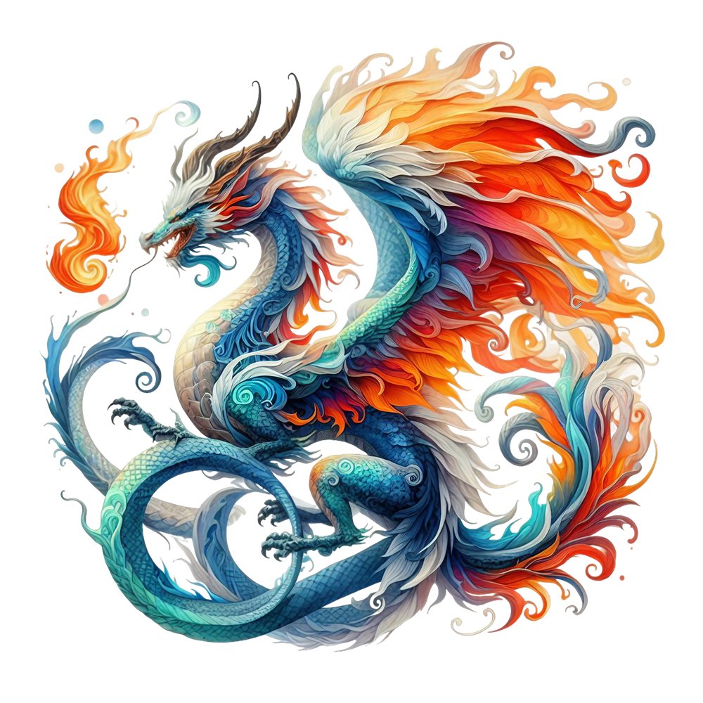 The Dragon Lair Dragon #6 Fabric Panel