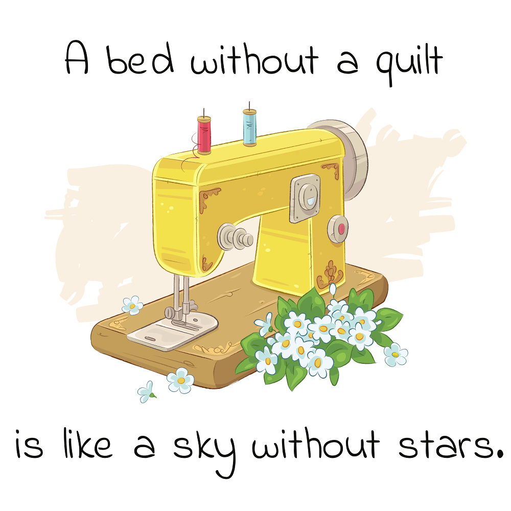 A Bed Without A Quilt Fabric Panel