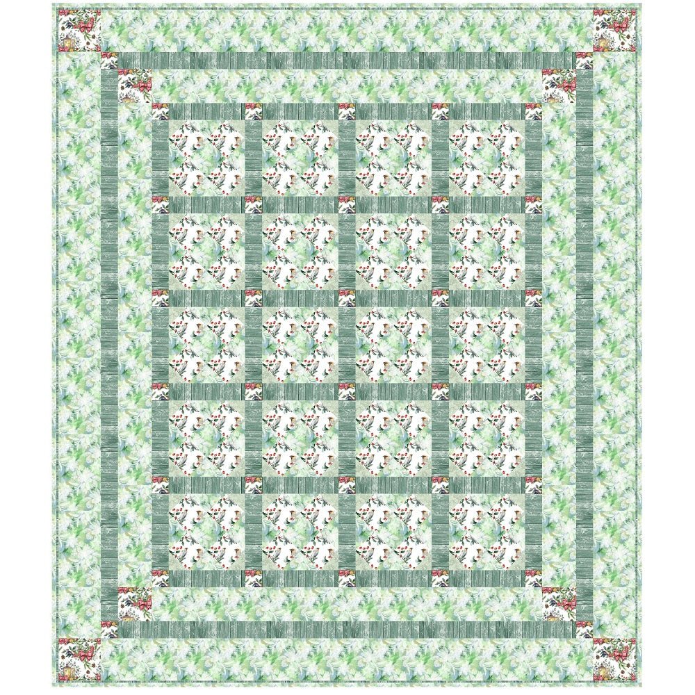 A Christmas Night Collection Quilt Kit 69 1/2" x 80 1/2"