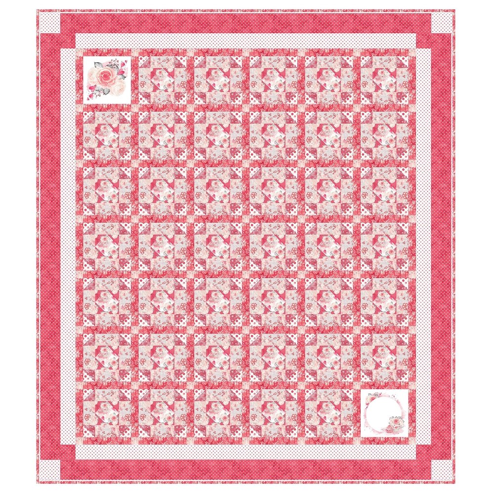 Sweet Valentine Collection Quilt Kit 83" x 94"