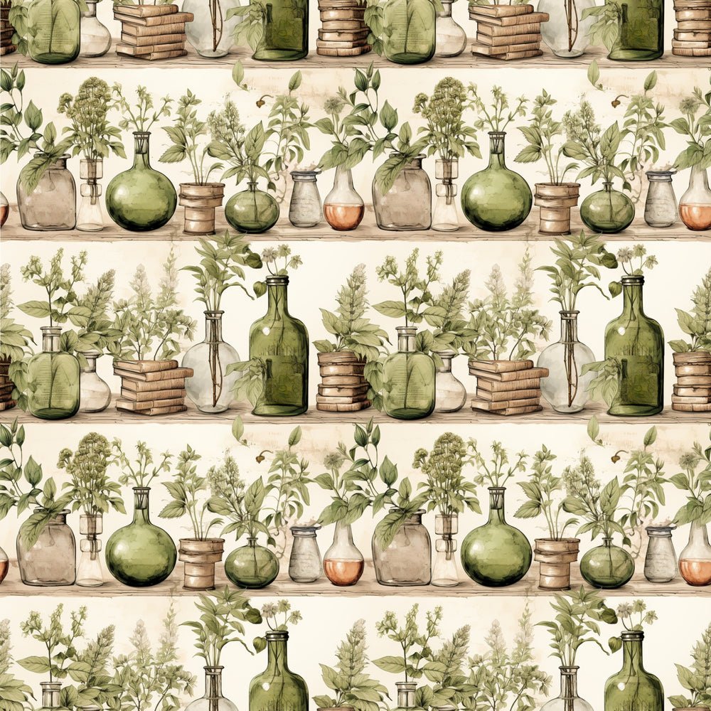 Wild Earth Apothecary Pattern #15 Fabric