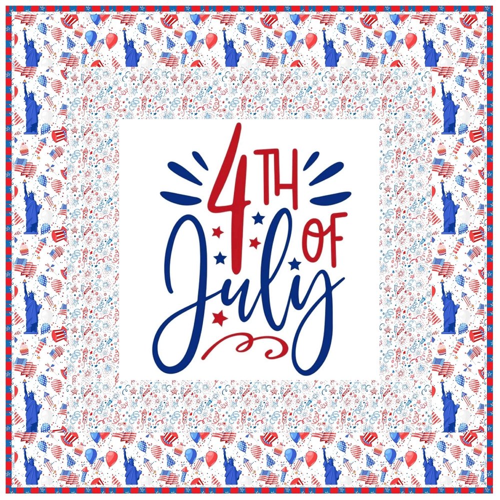 4th of July Celebration Wall Hanging  42" x 42"