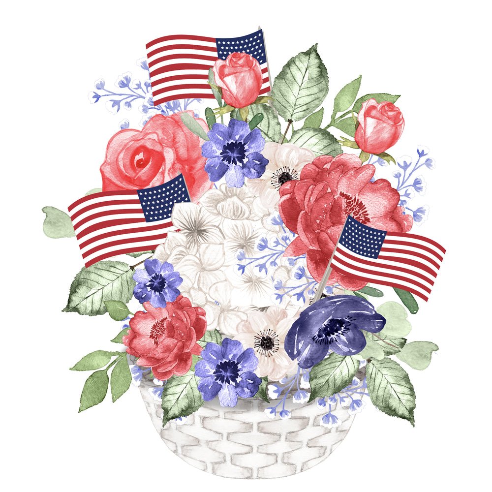 4th of July Scene #1 Fabric Panel