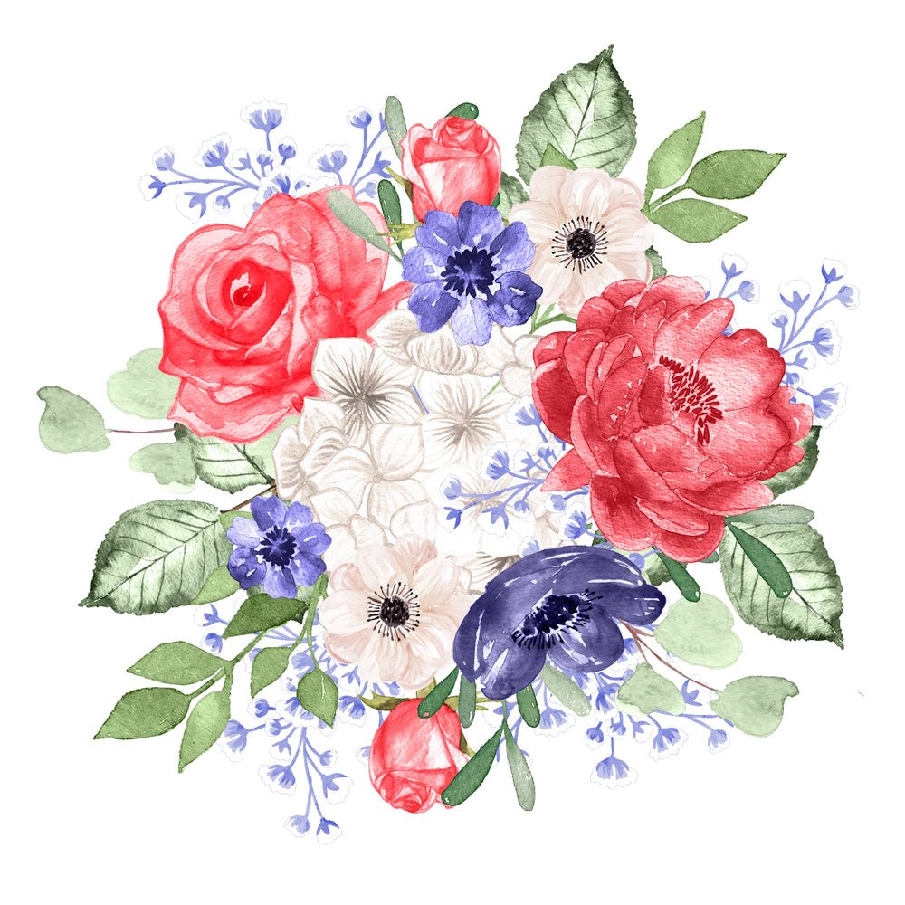 4th of July Scene #3 Fabric Panel