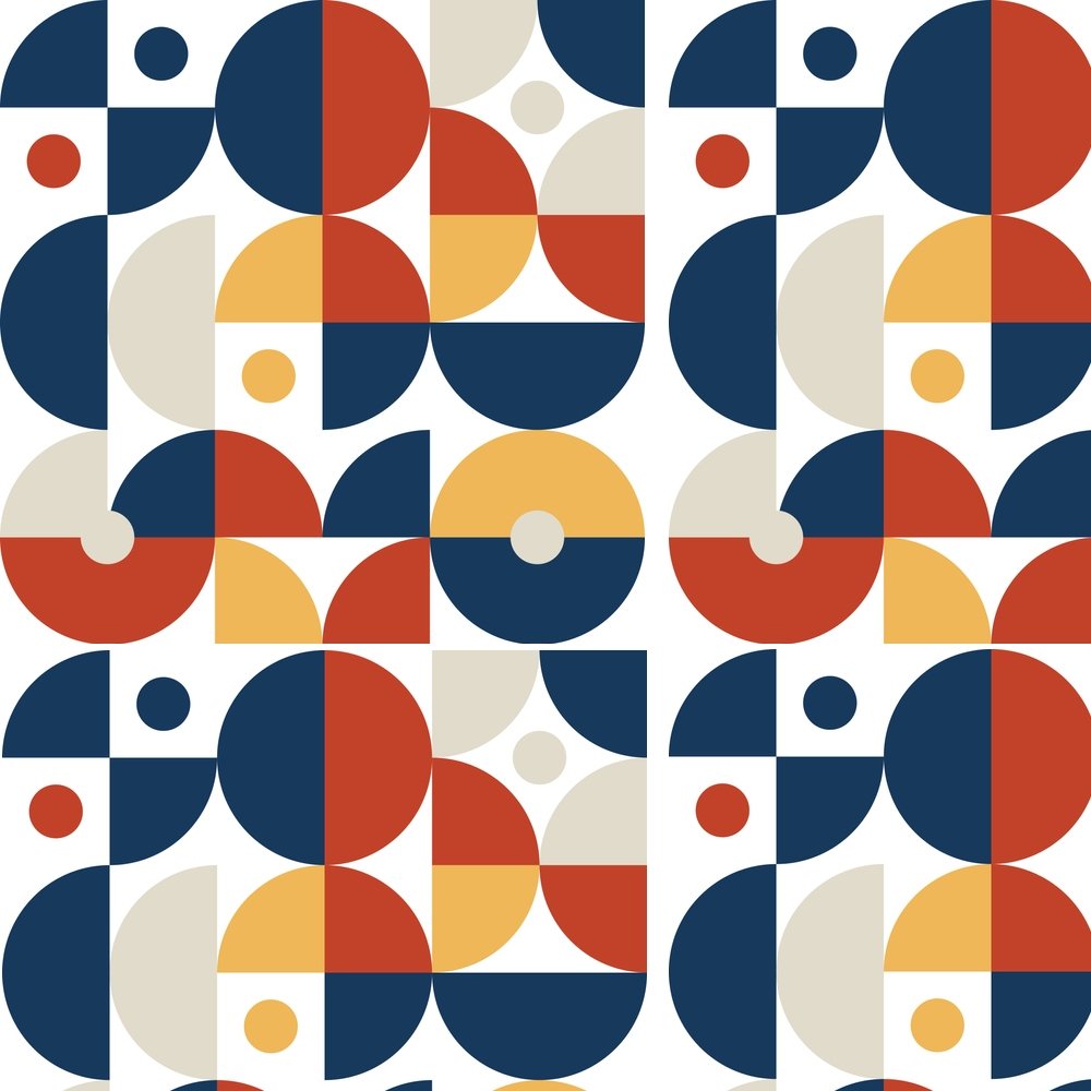 60's Retro Sphere Fabric - Multi