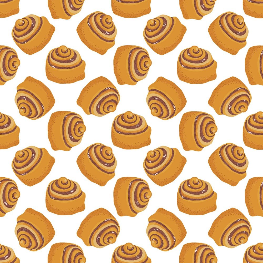 Tossed Cinnamon Rolls Fabric