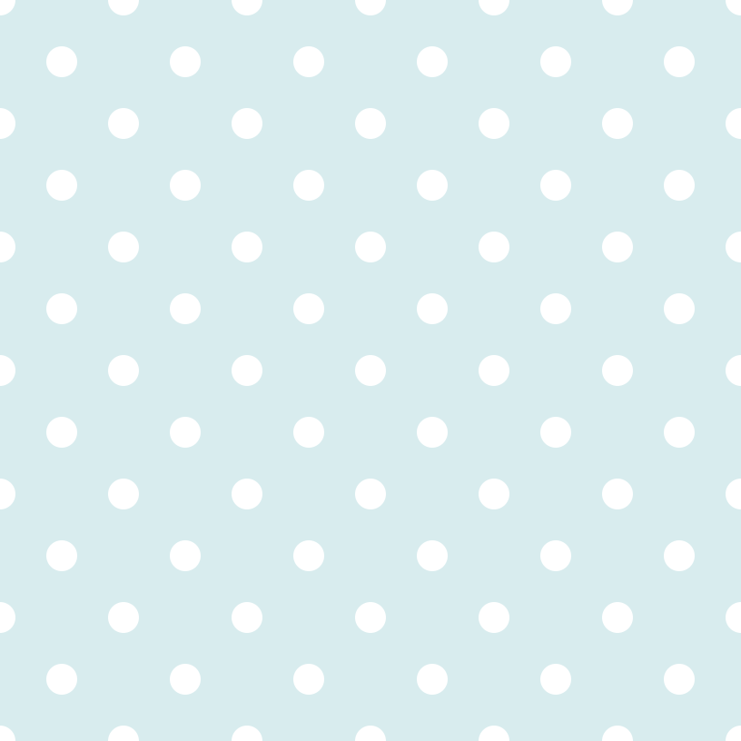 White Dots Fabric - Iceberg