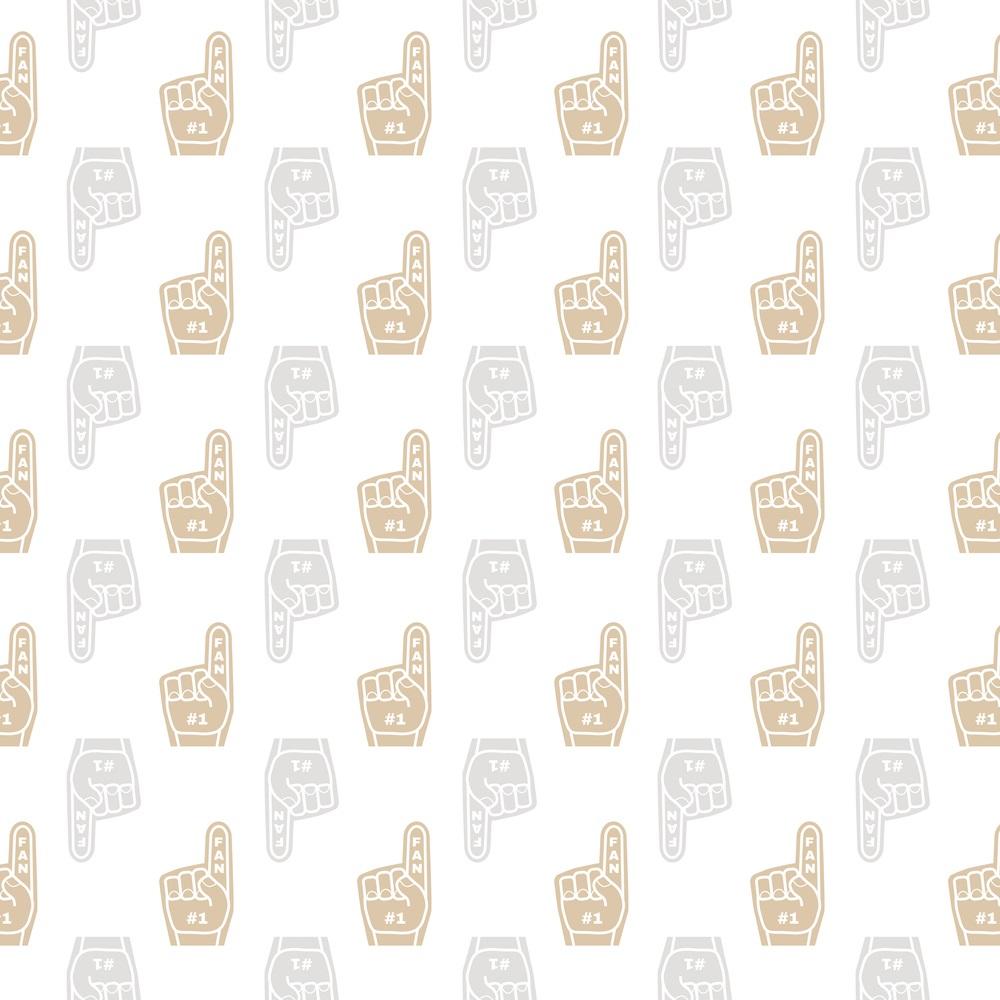 #1 Fan Foam Finger Fabric