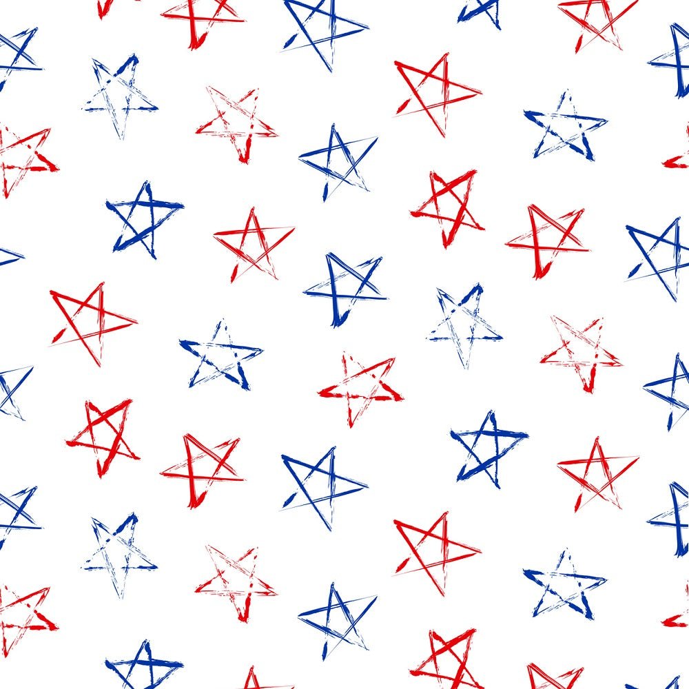 Abstract Stars Fabric