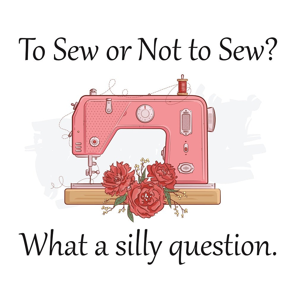 To Sew or Not to Sew Fabric Panel - White
