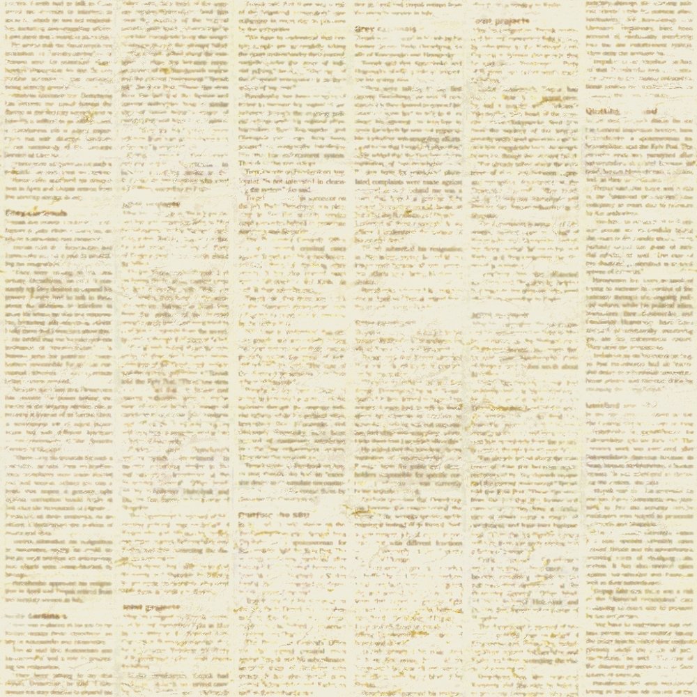 Vintage Blurred Newspaper Fabric