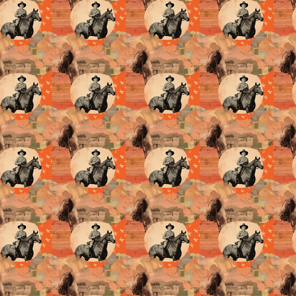 Abstract Western Pattern #10 Fabric