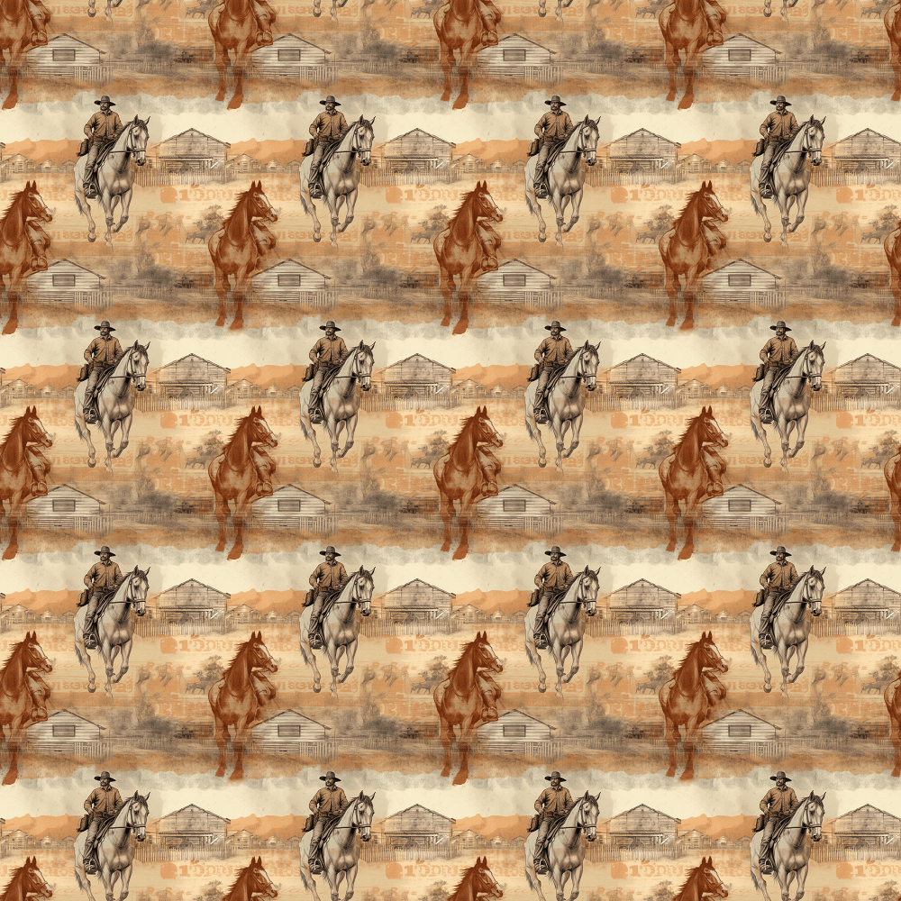 Abstract Western Pattern #11 Fabric