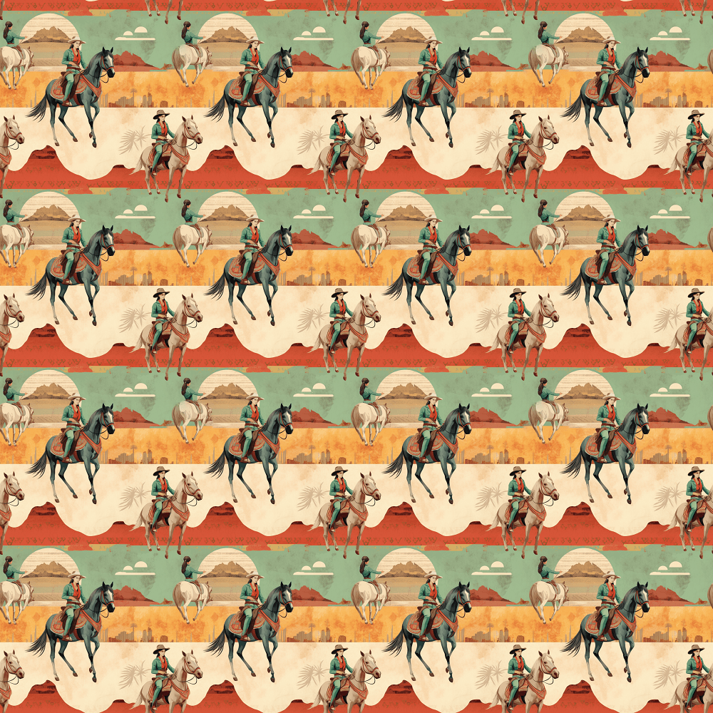 Abstract Western Pattern #15 Fabric