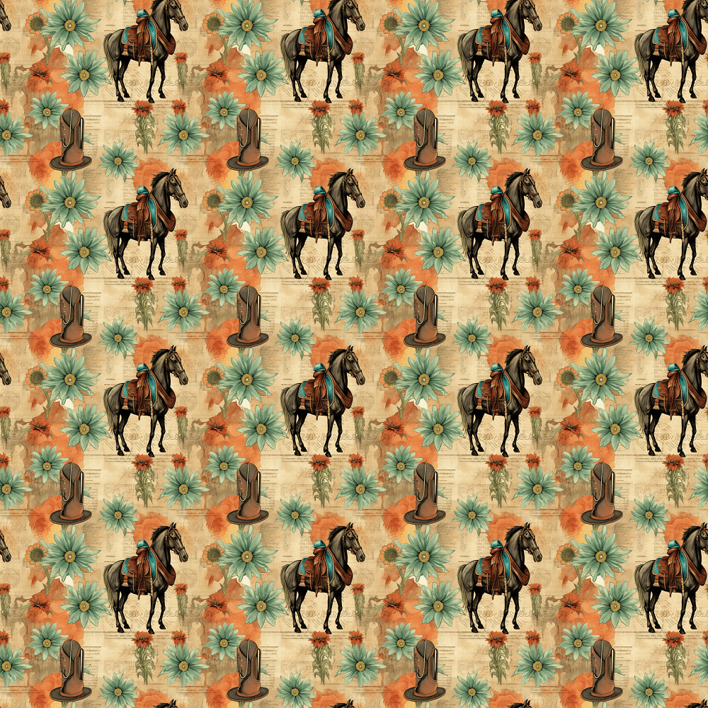 Abstract Western Pattern #20 Fabric