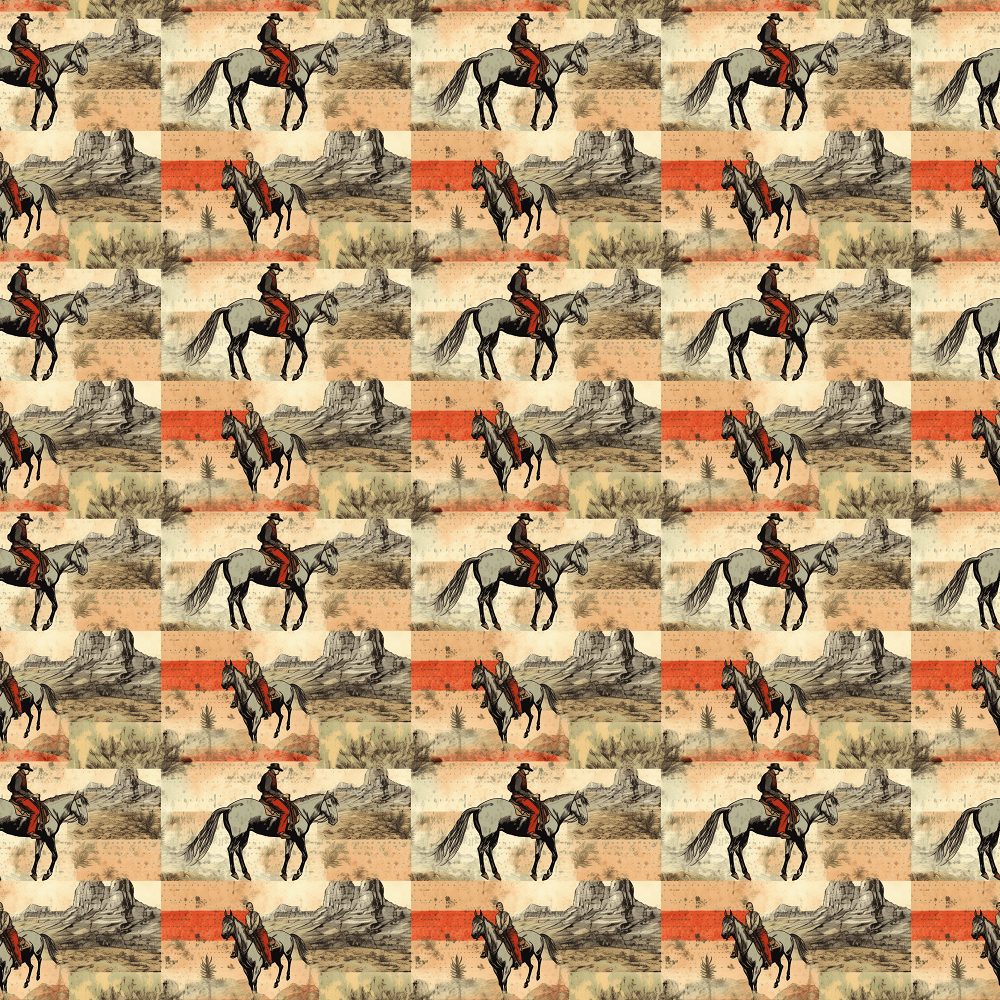 Abstract Western Pattern #7 Fabric