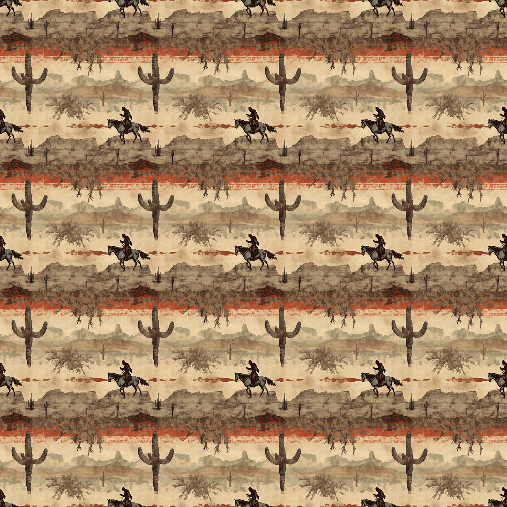 Abstract Western Pattern #9 Fabric