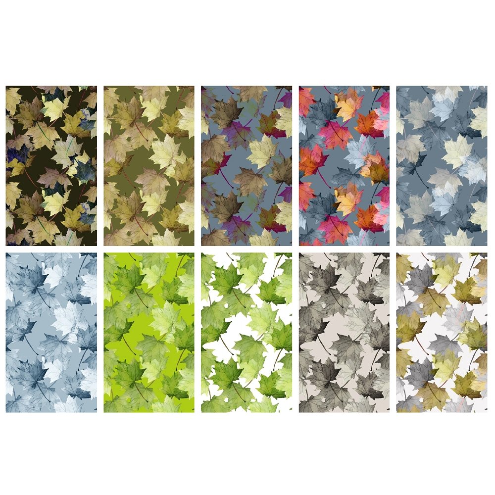 Assorted Maple Leaf Fat Quarter Bundle - 10 Pieces