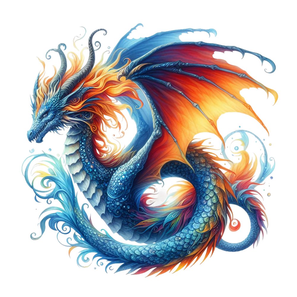 The Dragon Lair Dragon #21 Fabric Panel