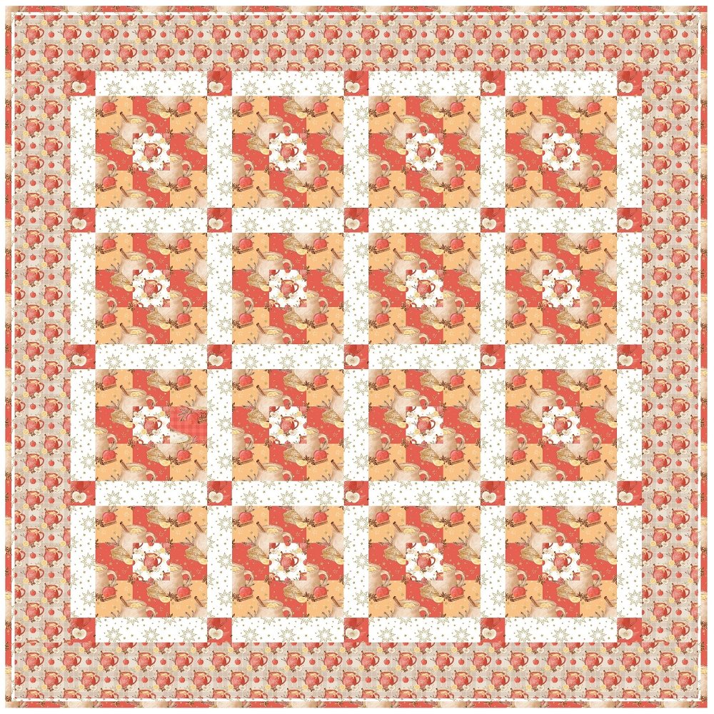 Apple Cider Collection Quilt Kit - 56 1/2" x 56 1/2"