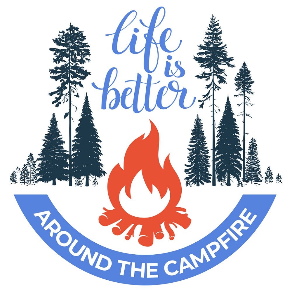 Around The Campfire Fabric Panel