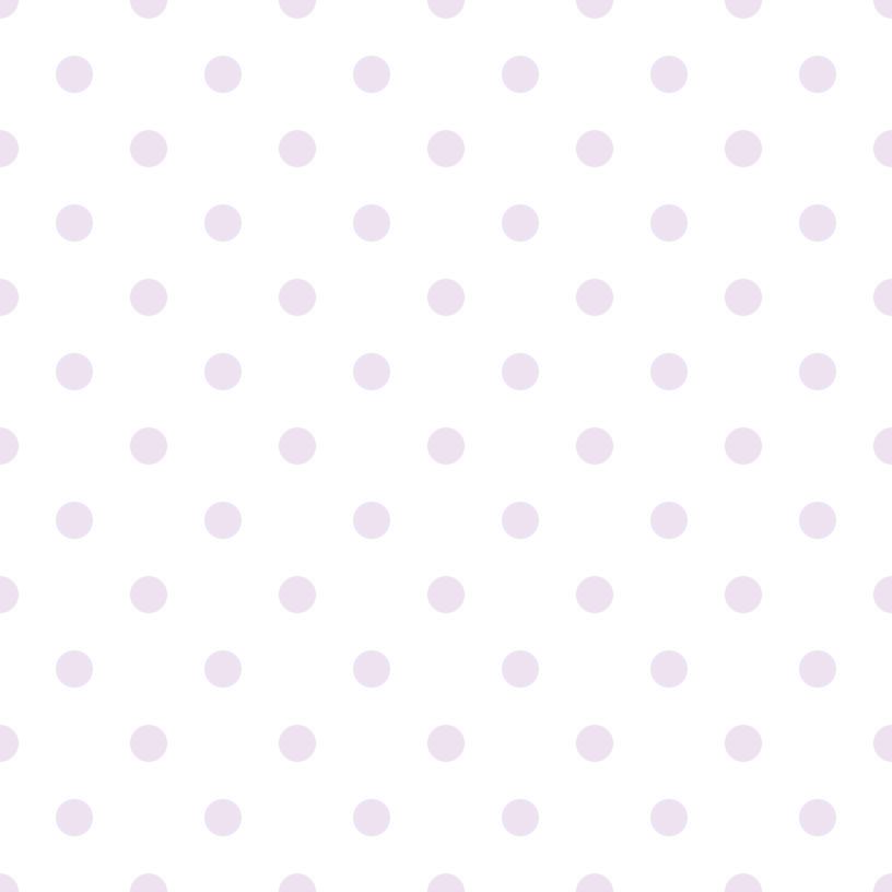 Vintage Violet Dots Fabric - White