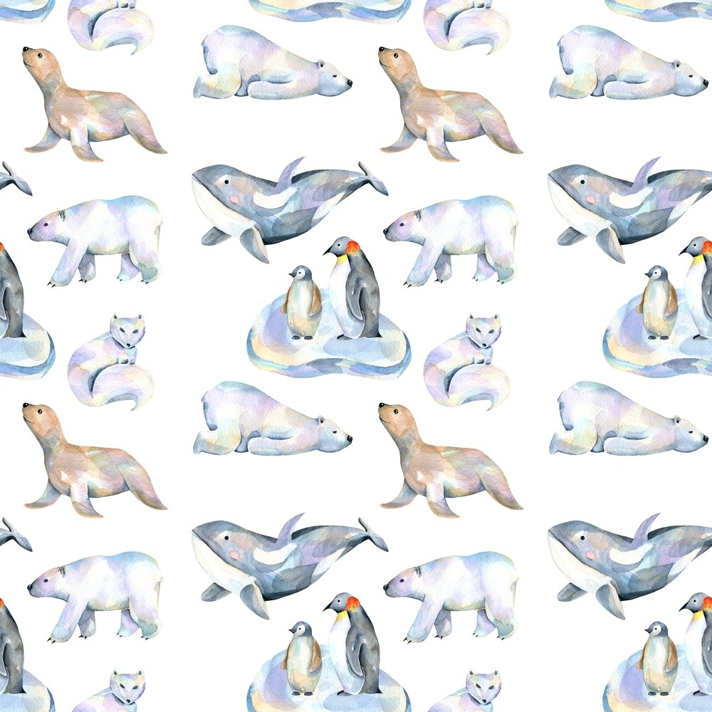 Animal Life Polar Fabric