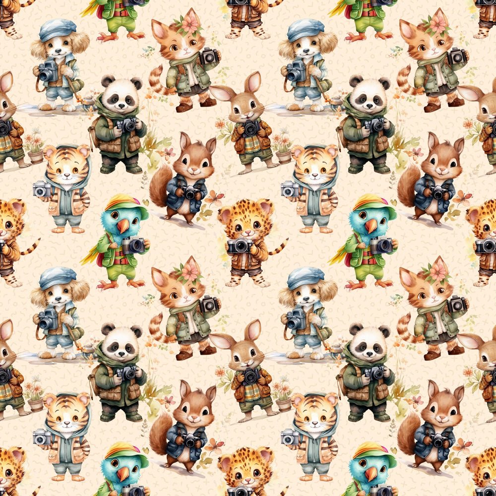 Animal Photographers Fabric