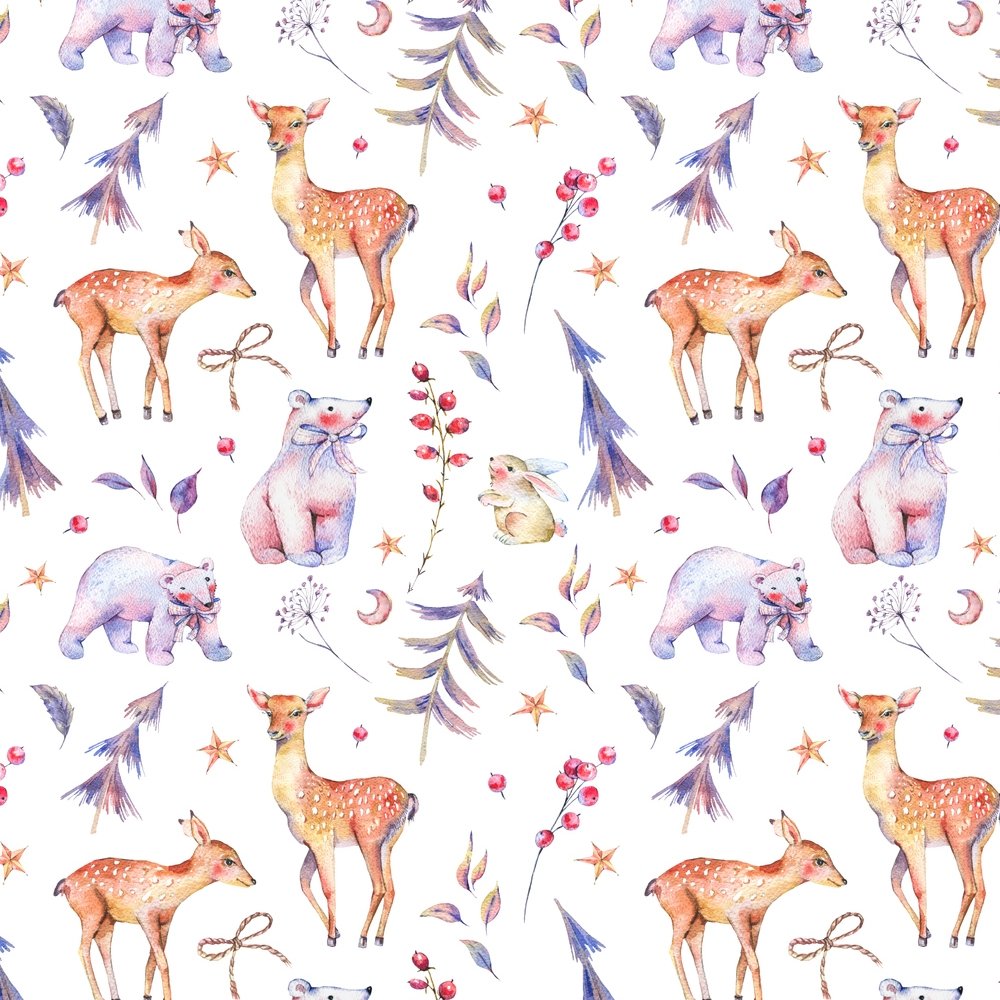 Animals Of The Magical Forest Fabric