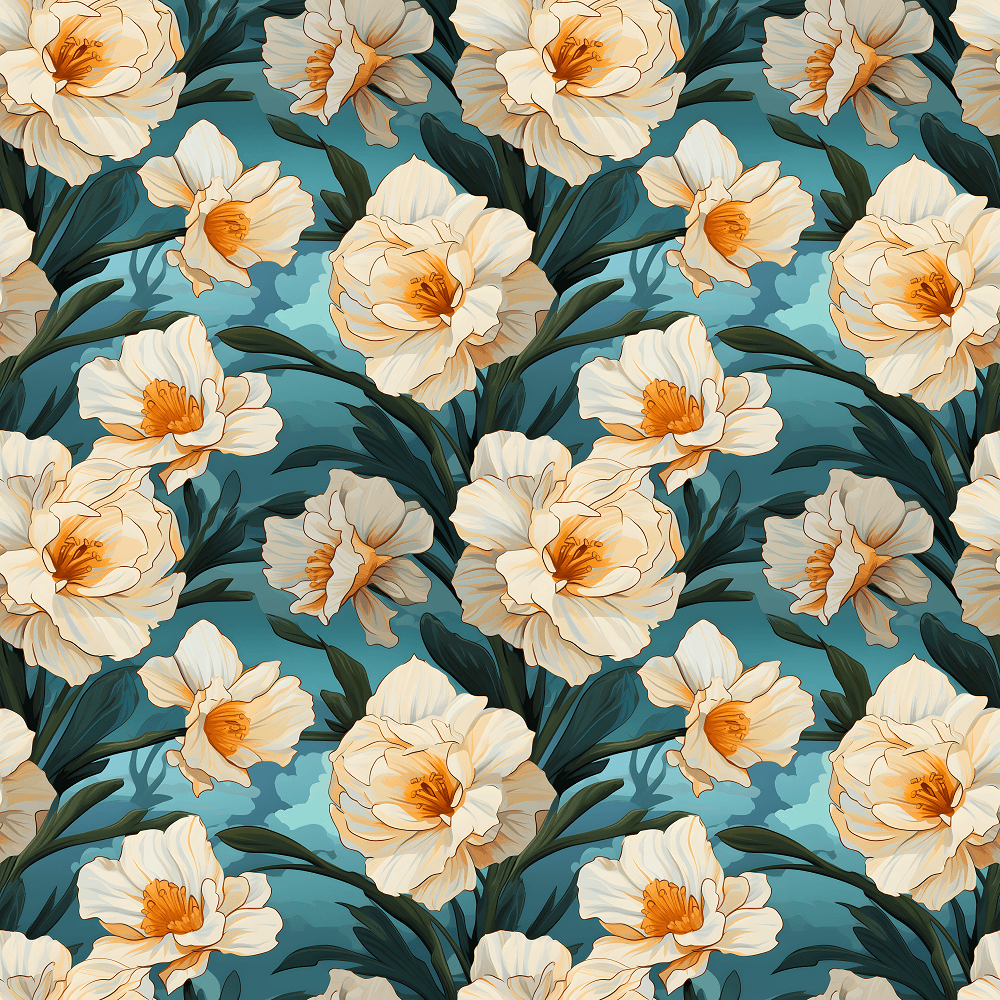 Anime Daffodils #2 Fabric