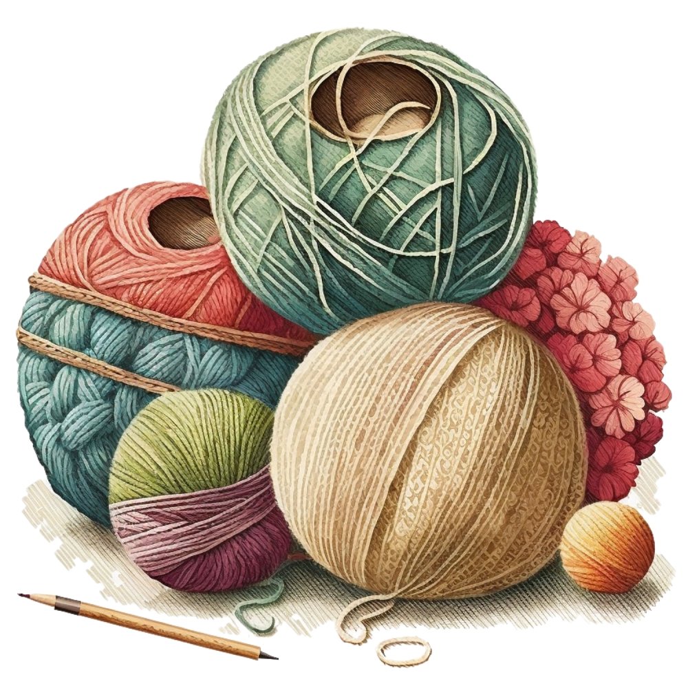 Vintage & Floral Sewing Accessory #4 Fabric Panel