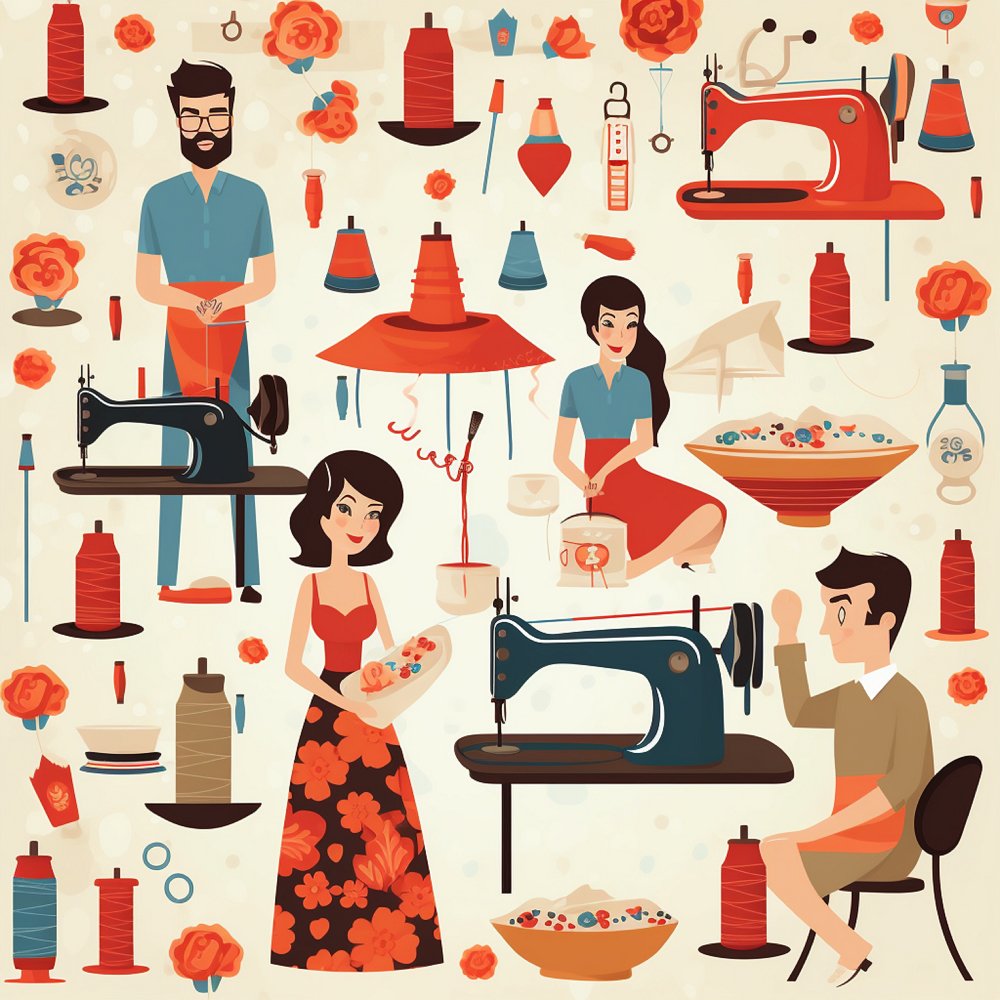 Vintage Sewing Party #2 Fabric