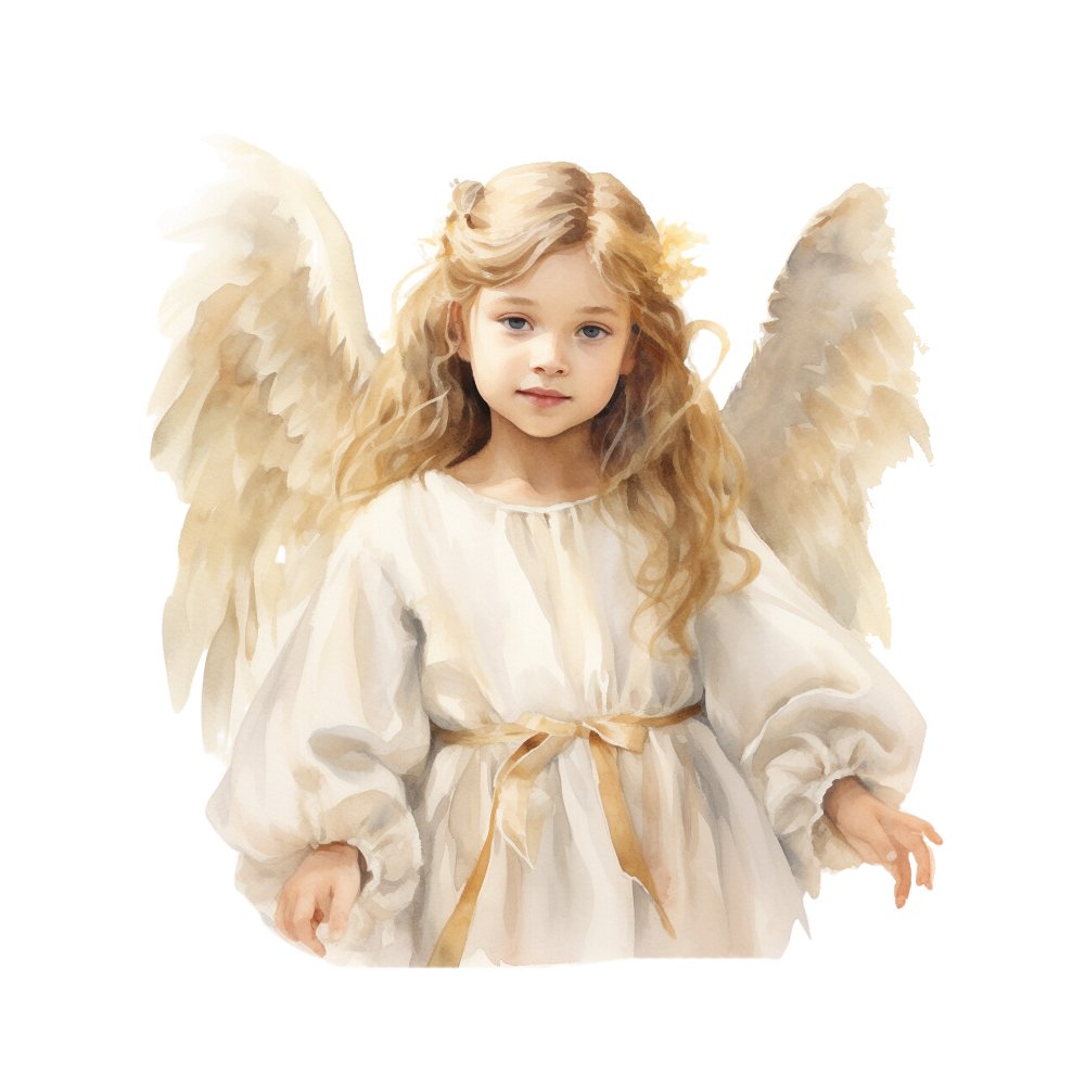 Angel Child Fabric Panel
