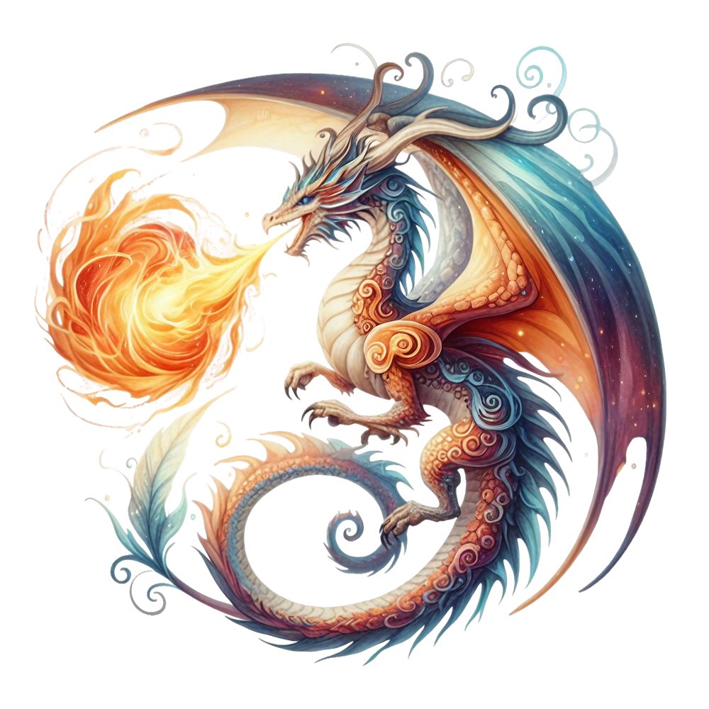 The Dragon Lair Dragon #23 Fabric Panel