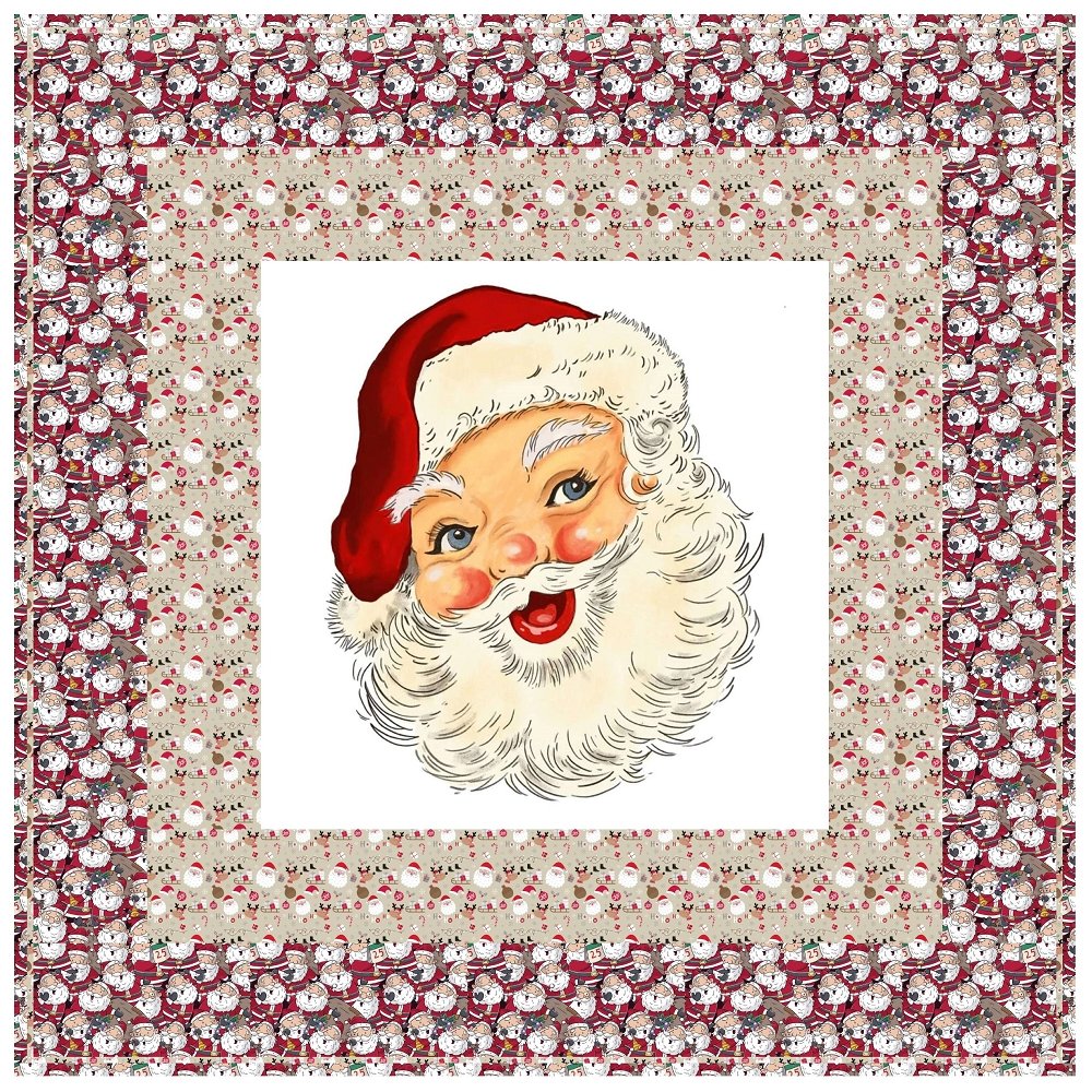 All About Santa Claus Wall Hanging 42" x 42"