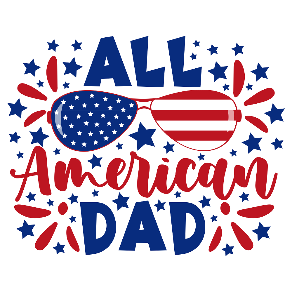 All American Dad Fabric Panel