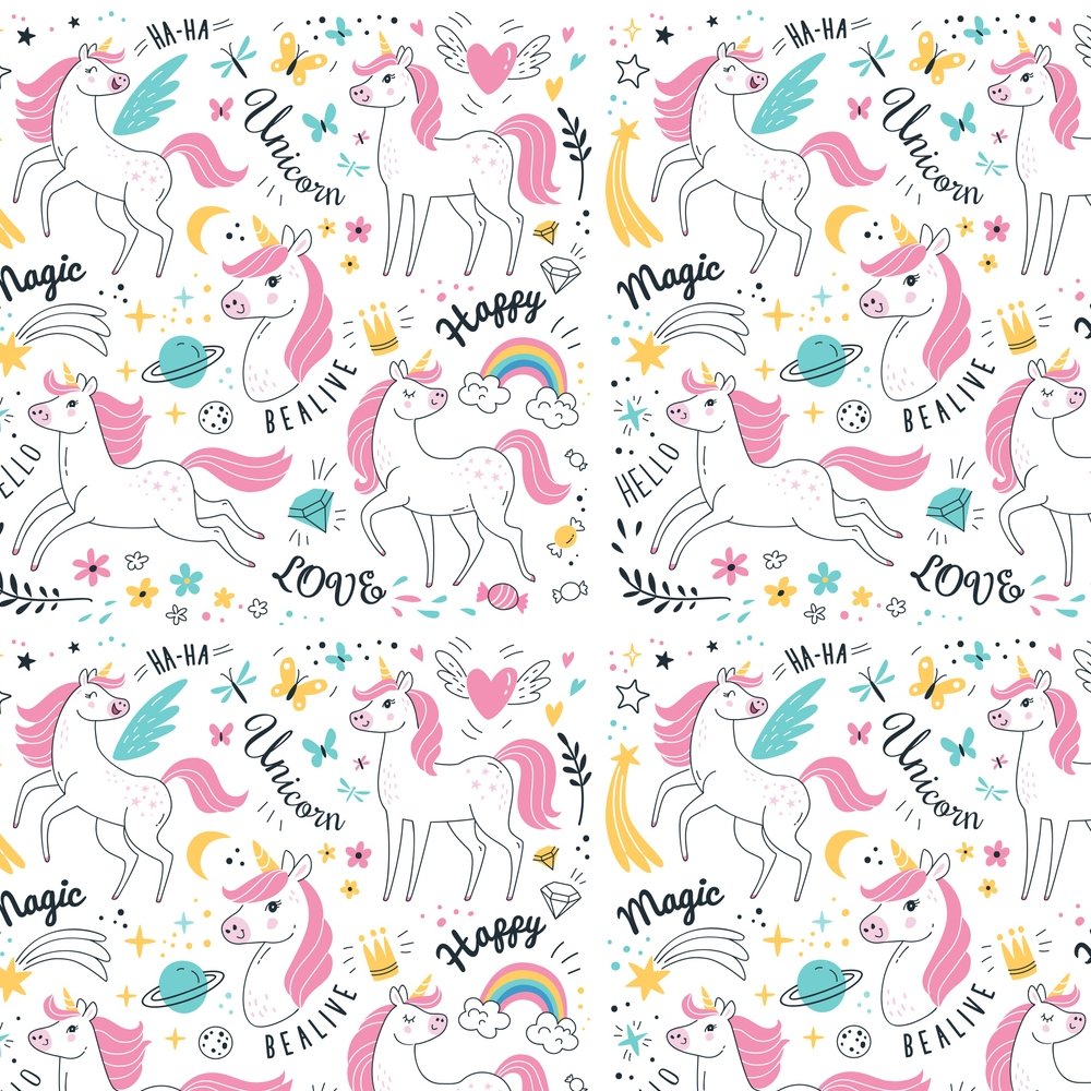 All Things Magical Fabric - White