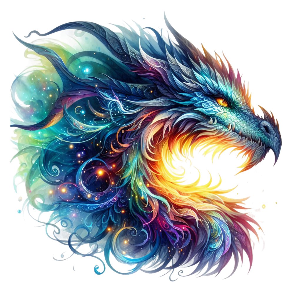 The Dragon Lair Dragon #54 Fabric Panel