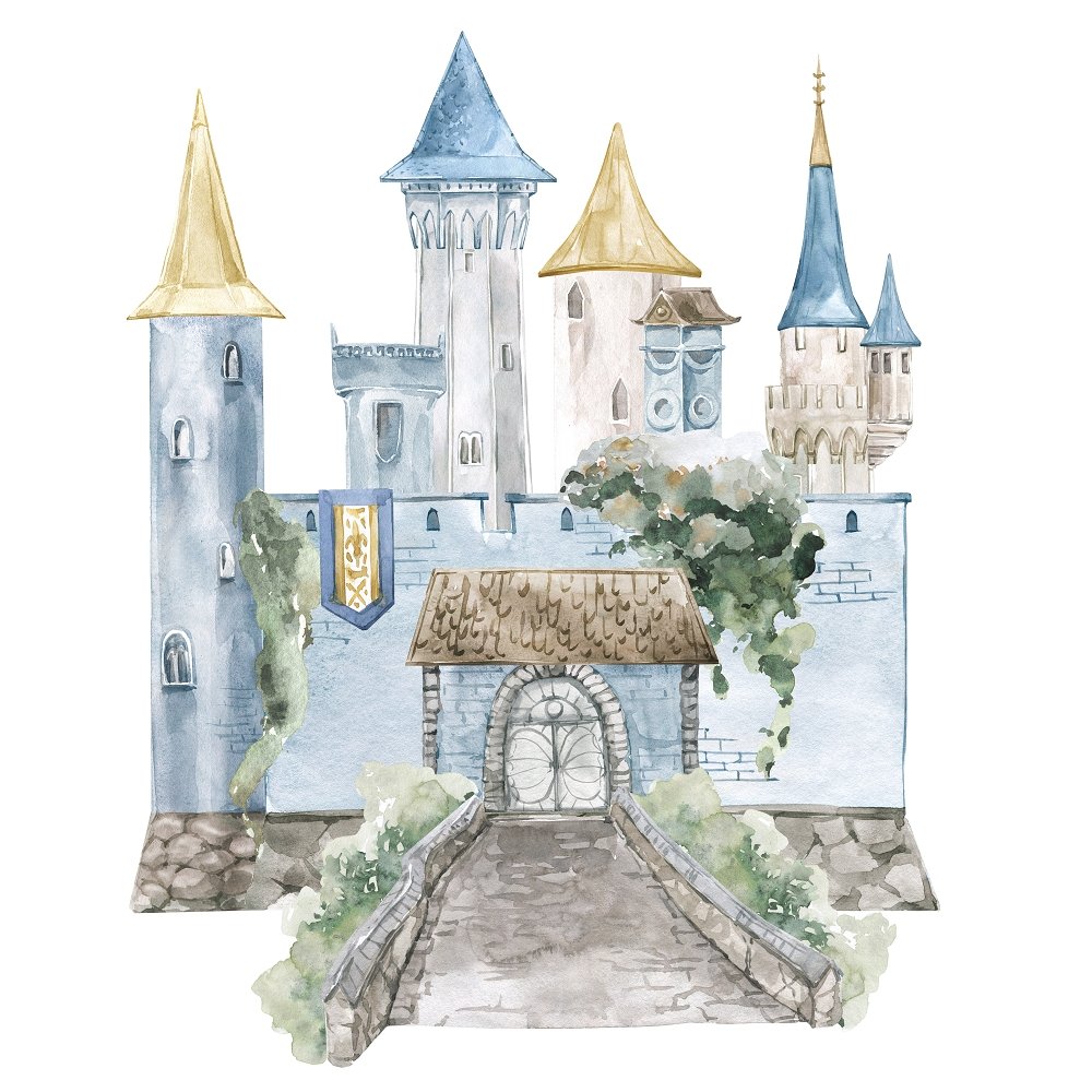 The Queen's Castle Fabric Panel - Variation 2