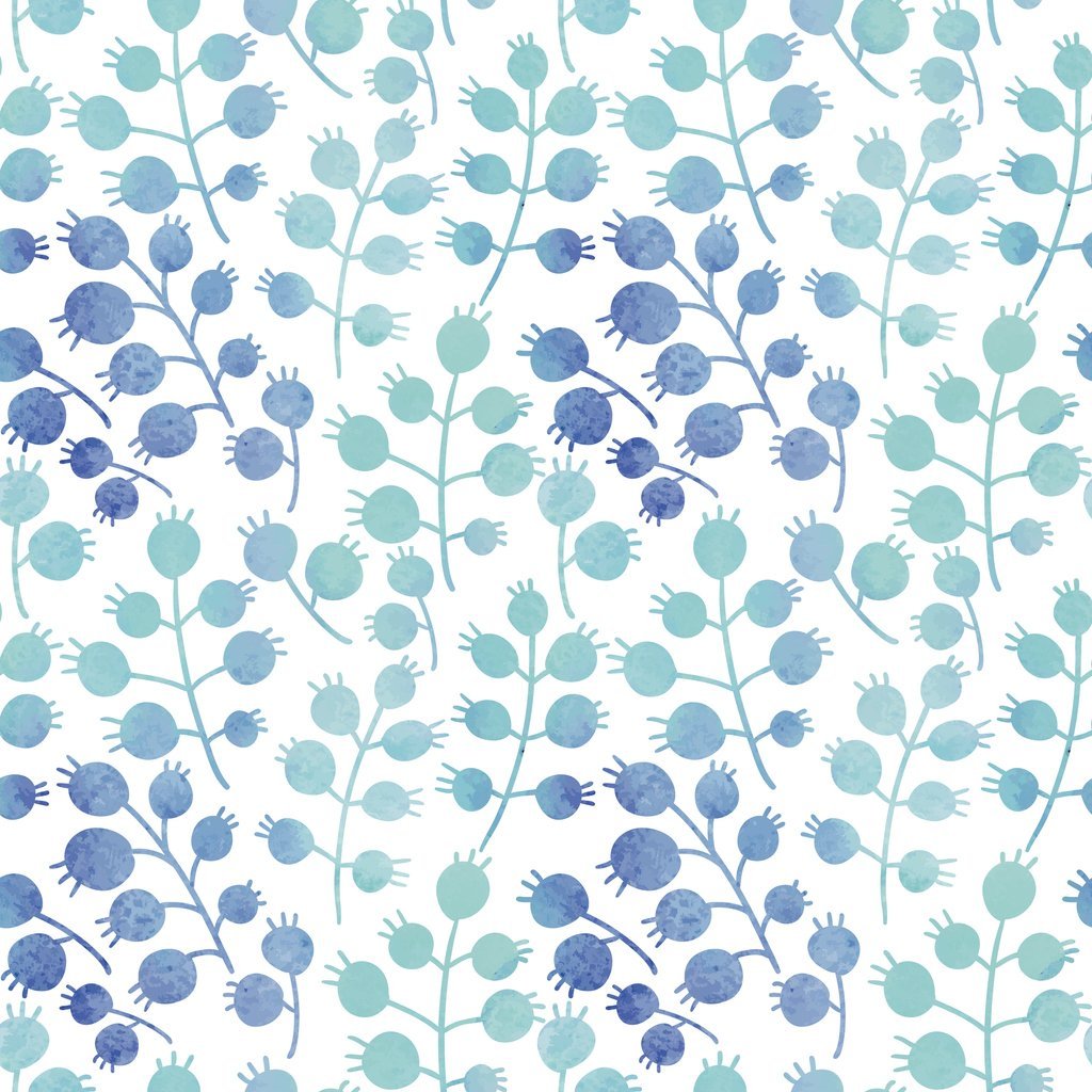 Watercolor Berries Fabric