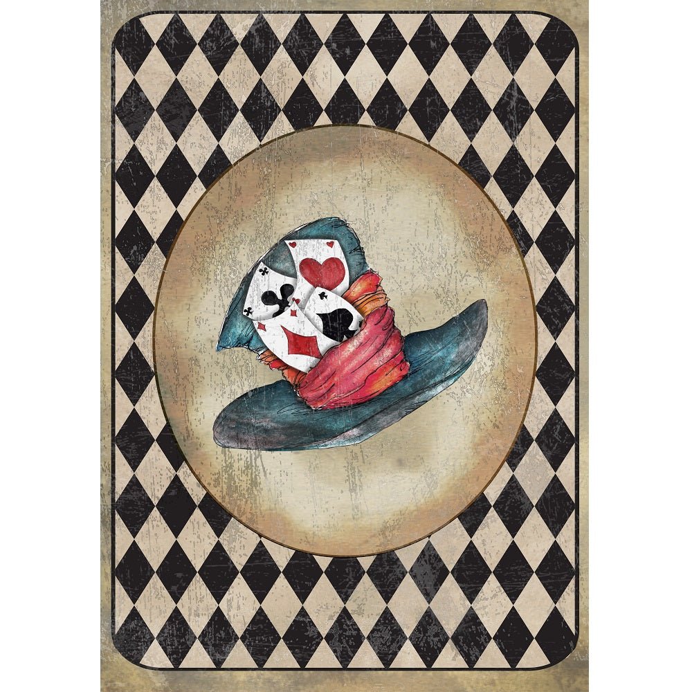 Alice in Wonderland Hat Fabric Panel