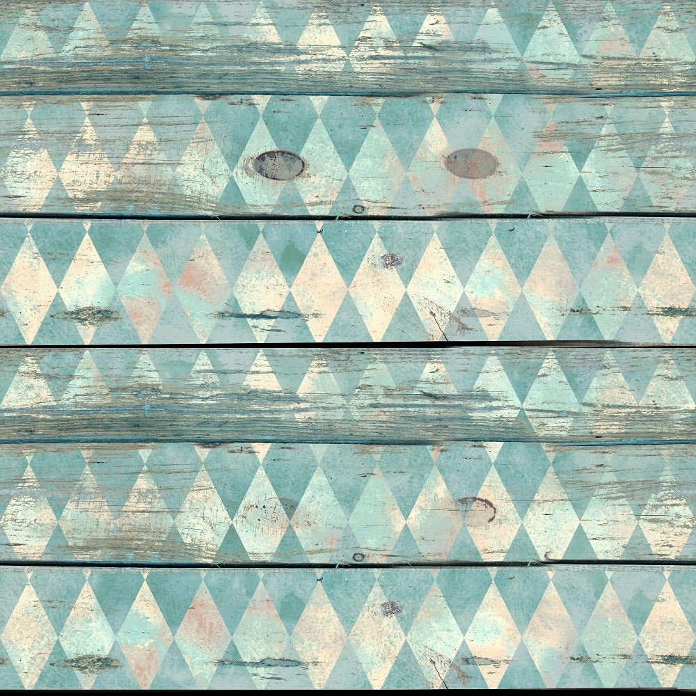 Alice in Wonderland Wood Pattern #2 Fabric