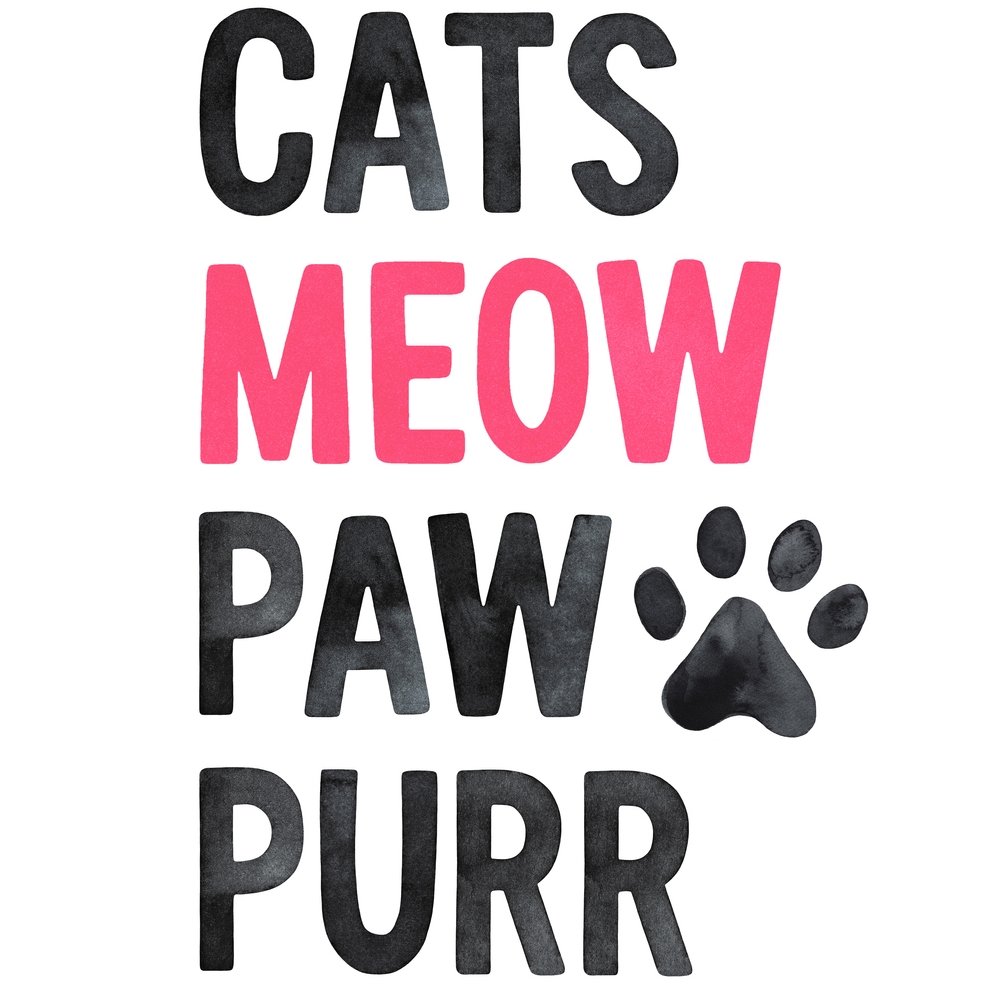 All About Cats Fabric Panel