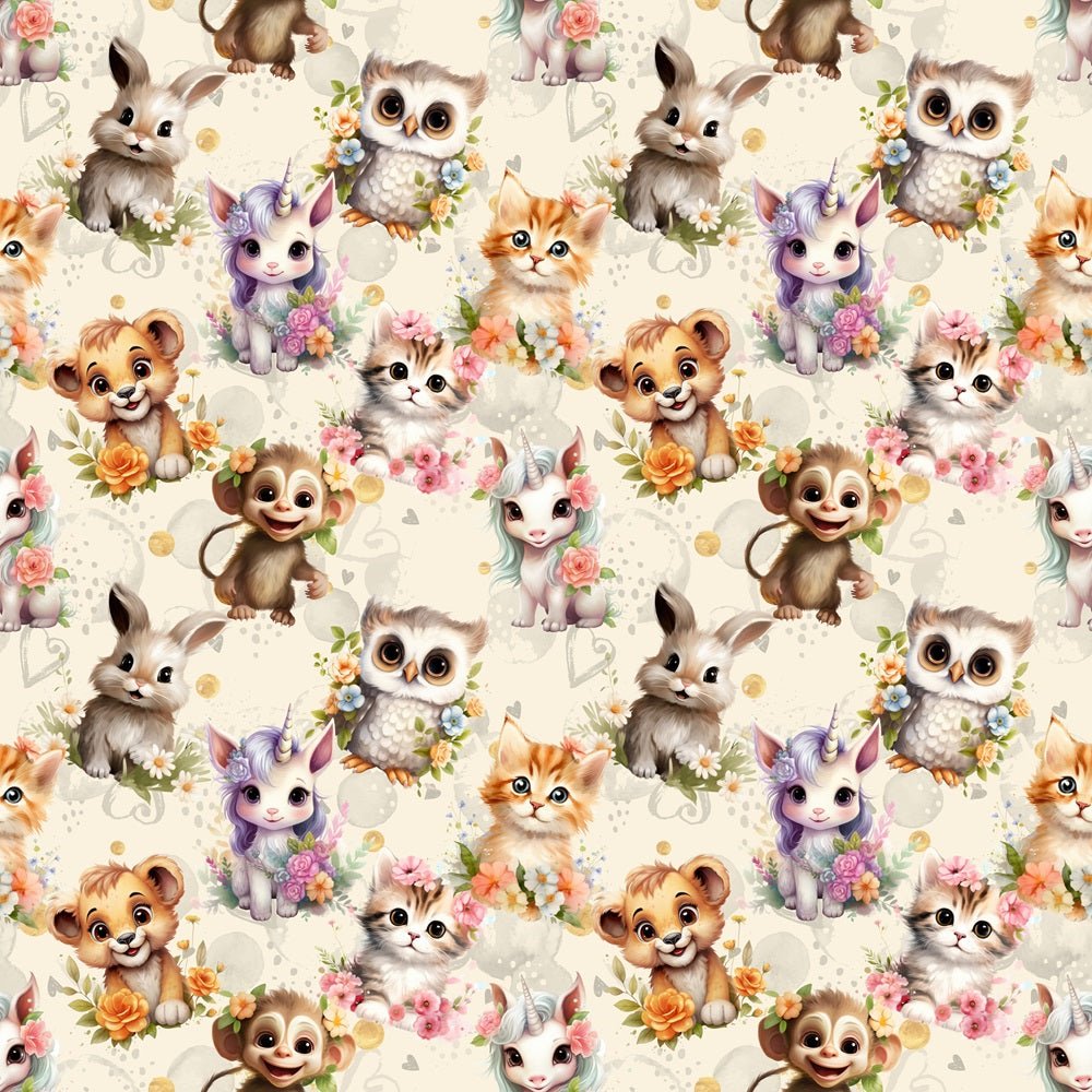 Adorable Baby Animal Fabric