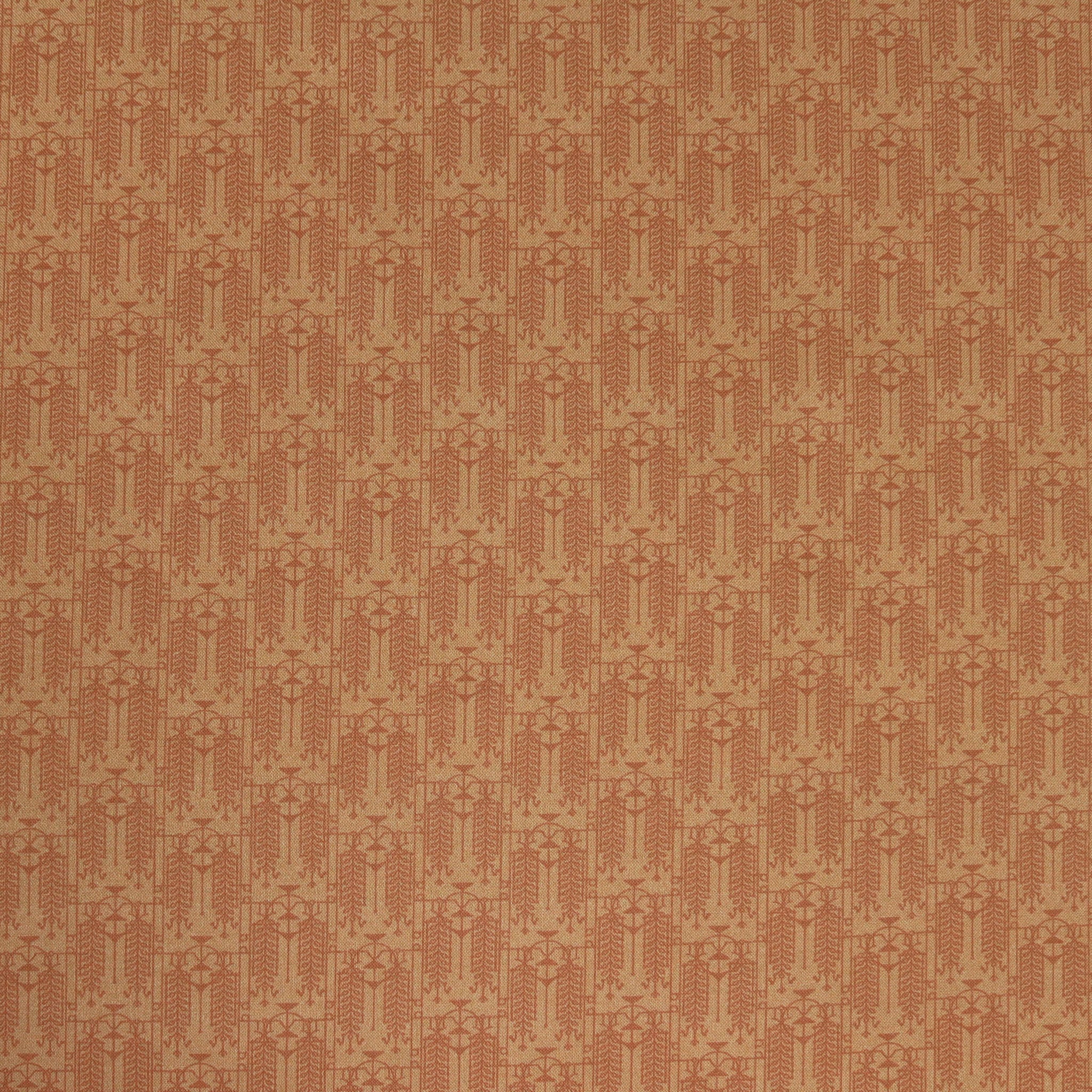 The House Beautiful Fabric Collection - Design A | Sun Tan