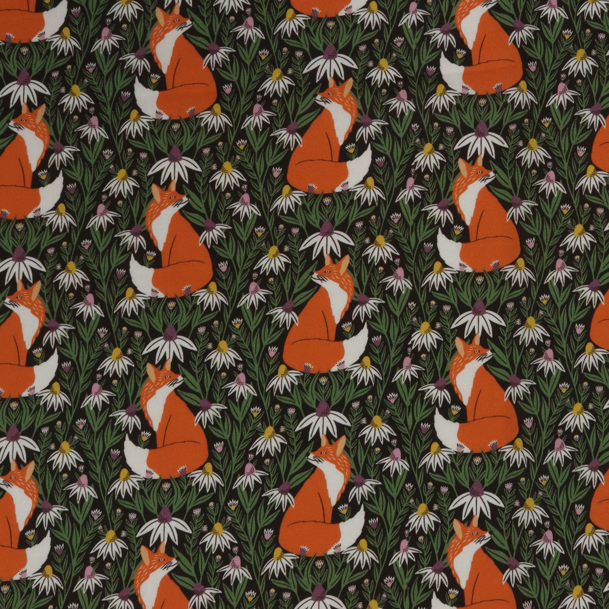 Wild Haven Fabric Collection - Foxy Daisies