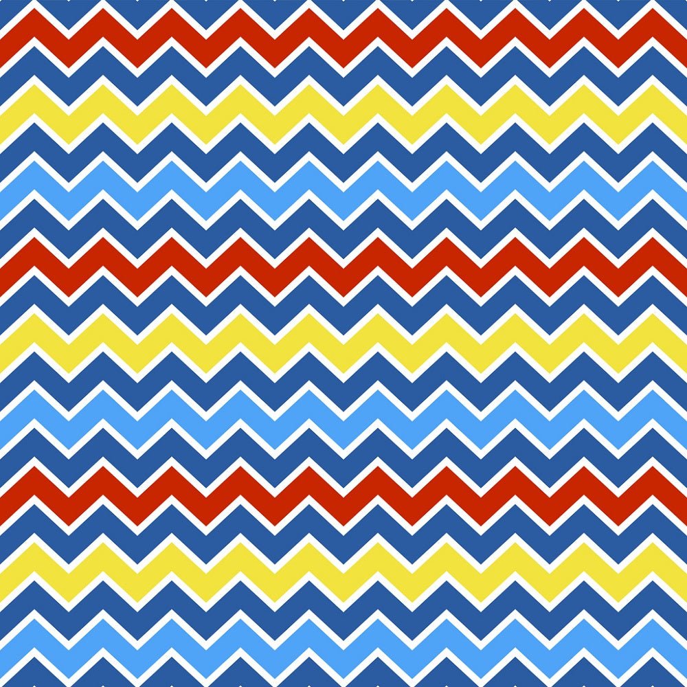 Autism Awareness Chevron Fabric