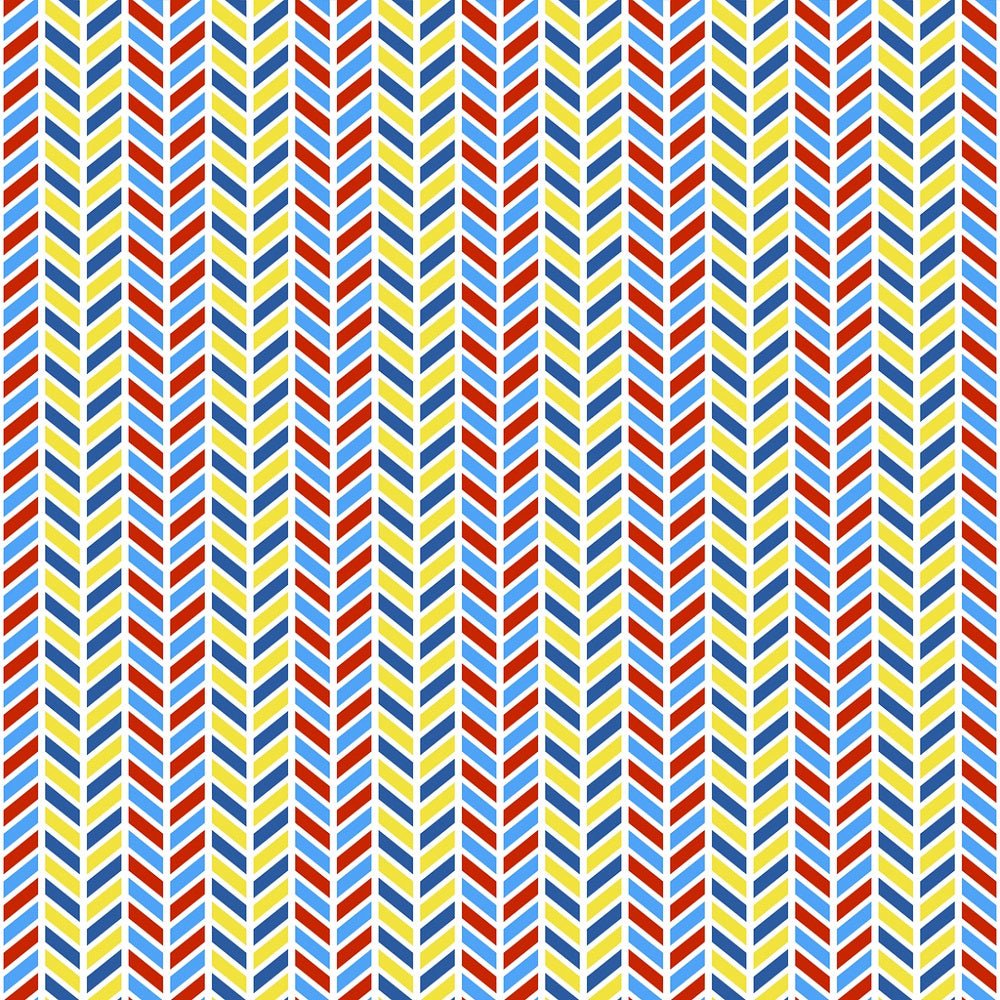 Autism Awareness Herringbone Fabric