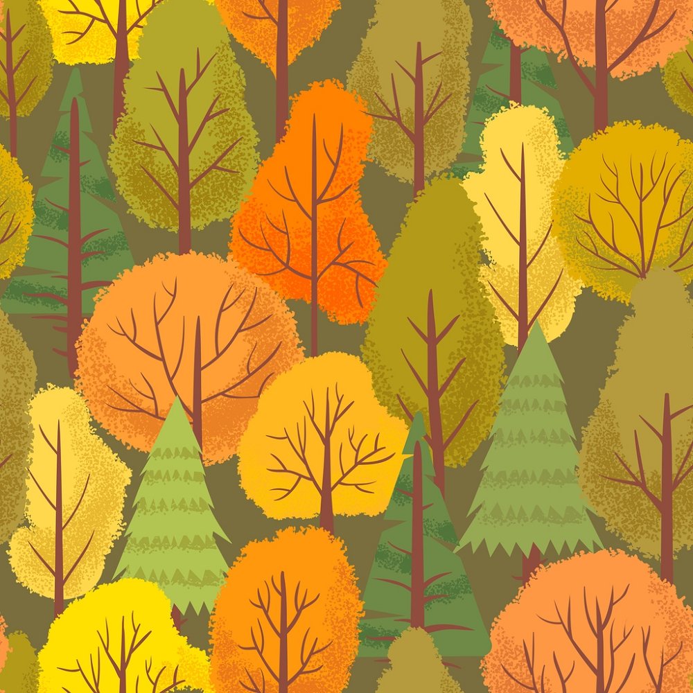Autumn Forest Fabric