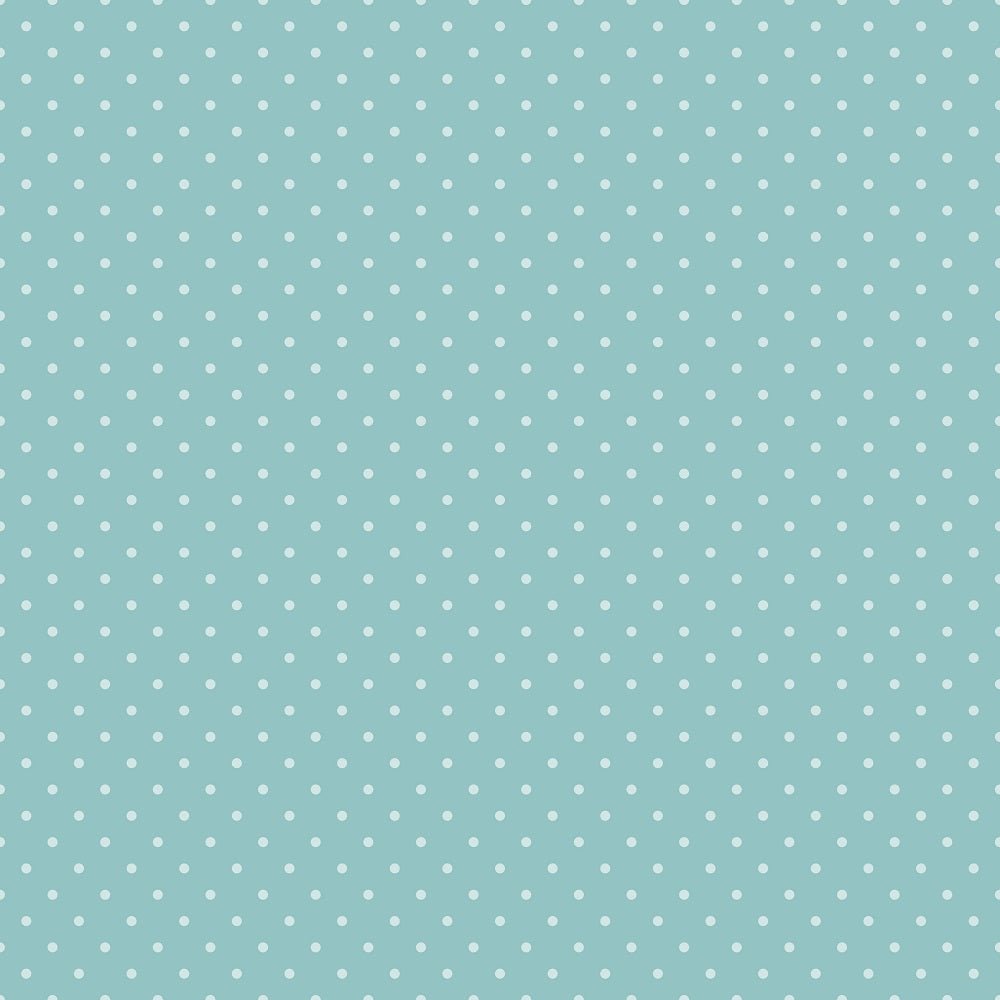 Baby Boy Elephant Dots Fabric - Blue